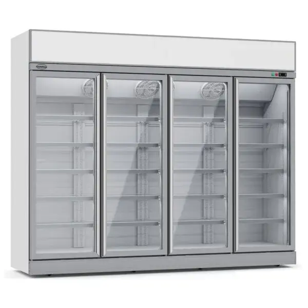 Favoriet Combisteel koelkast met 4 glasdeuren INS-2060R 2060 liter 2508x710x2092 mm wit