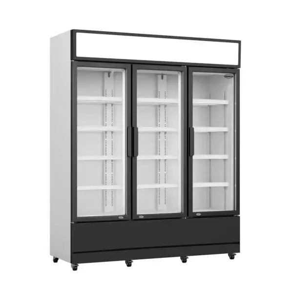 Koelkast 3 glasdeuren fcu-1200 Tijdelijk Beschikbaar