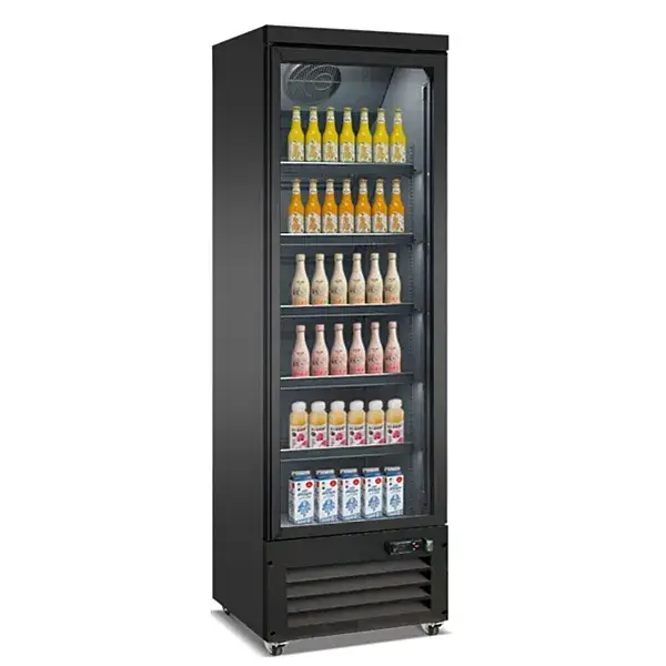 Speciale Aanbieding Koelkast 1 glasdeur zwart ceb-500r bl