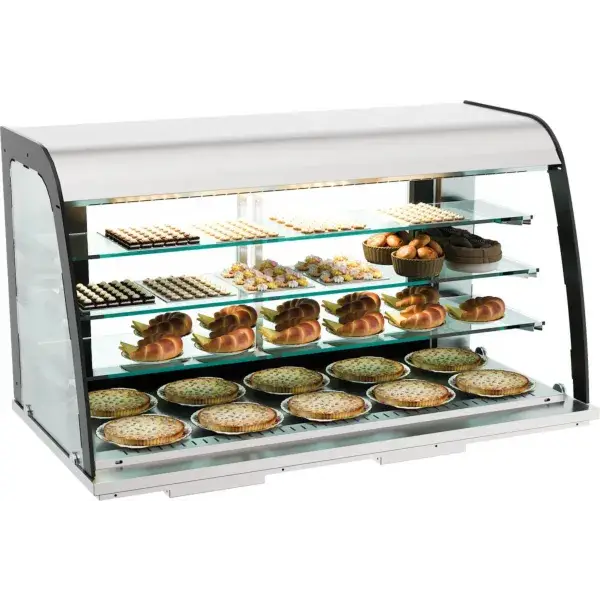 Drop-in neutraal vitrine 155l open Premium