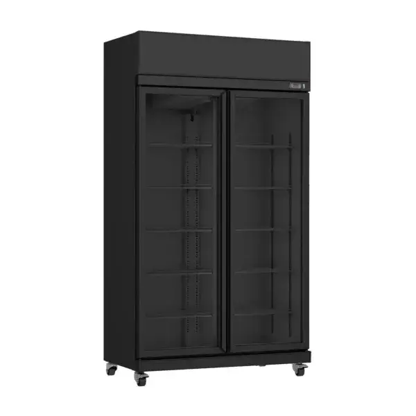 Exclusieve Aanbieding Koelkast 2 glasdeuren zwart irm-770r bl