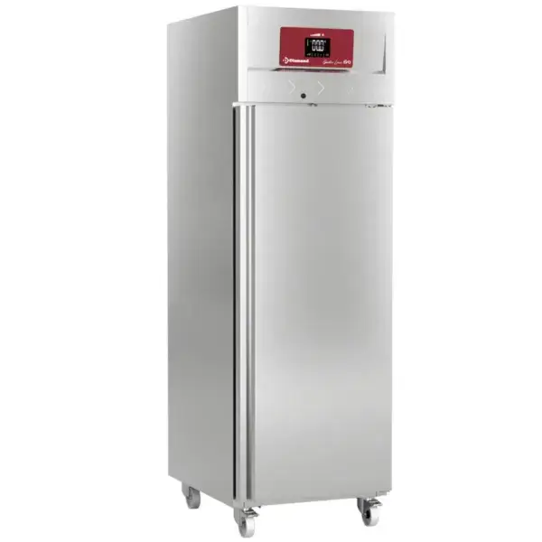 Koelkast geventileerd 700 liter, 1 deur gn 2/1, op wielen Betrouwbaar