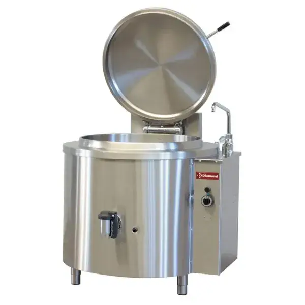 Ronde gaskookketels 100 liter, indirecte verwarming Beste Prijs