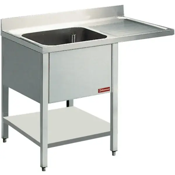 Speciale Aanbieding Spoeltafel met 1 kuip en 1 druipvlak
