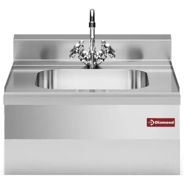 Nieuw Diamond spoelbak PRO 600 EVO 400x400xh200 mm RVS met mengkraan en sifon