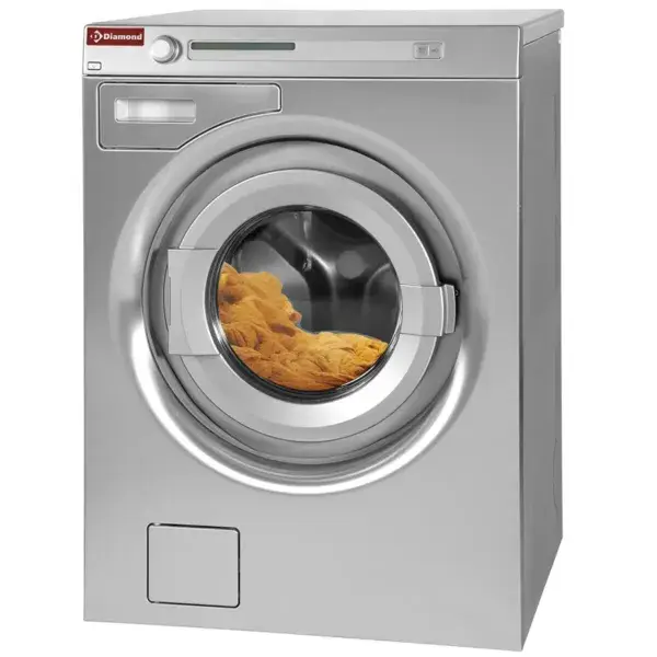 Meest Verkocht Was-centrifugemachine 8 kg "inox-titanium", met afvoerpomp