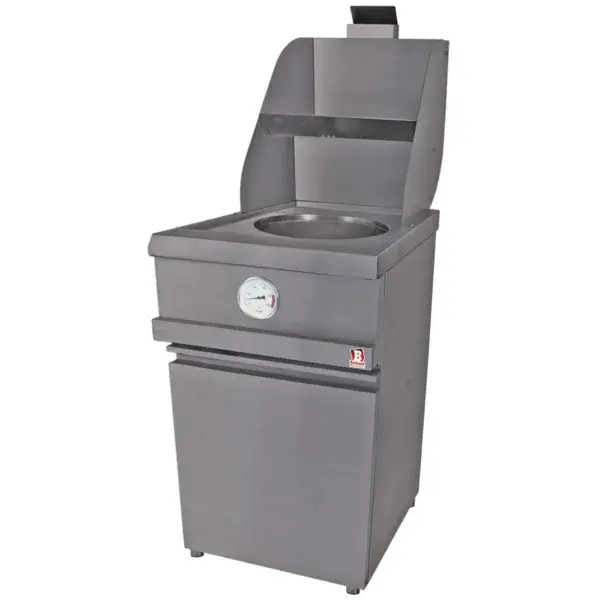 Gasfriteuse heavy duty, 1ronde kuip, mechanisch Beperkt Aanbod