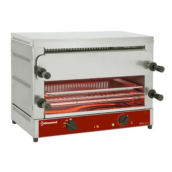 Elektrische toaster-salamander gn 1/1, 2 verdiepingen (520x320), met "quartz" Aanbieding