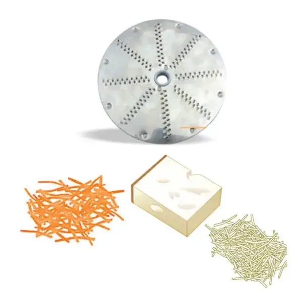 Fabrieksprijs Diamond rasperschijf mozzarella/kaas 7 mm voor groentensnijmachine