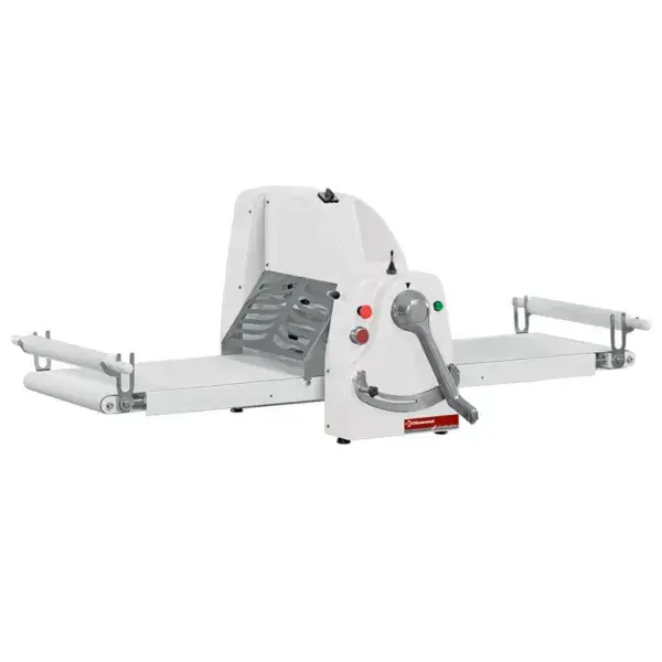 Band-uitroller, tafelmodel, 500x1000 mm - variabele snelheid Gecertificeerd
