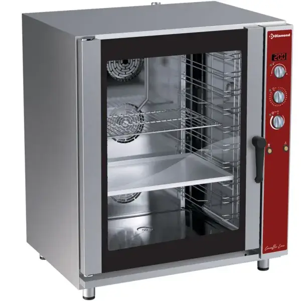 Elektrische conventie oven 10x en (gn) met automatische bevochtiger Nu Kopen