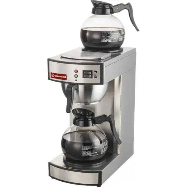 Beste Prijs Koffiepercolator - 1 groep + 2 verwarmplaten - halfautomatisch