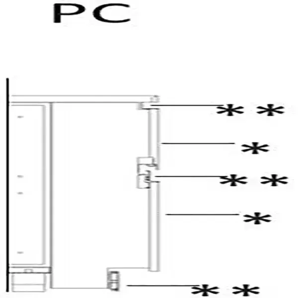 Diamond decoratieve fronton-kit PC21C houten paneel 16x925 mm voor horeca toonbanken Populair