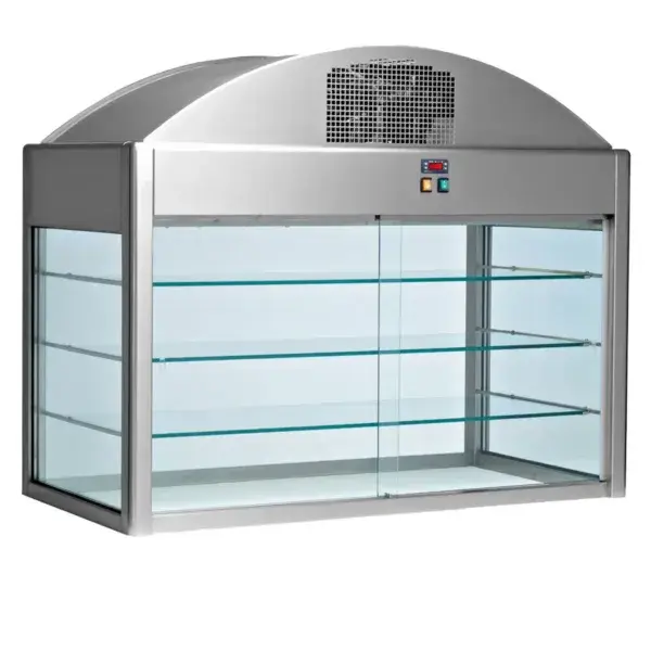 Beste Prijs Onafhankelijke gekoelde vitrine met gordijn (met bodem)