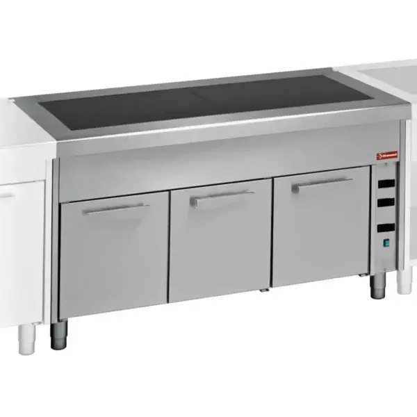 Populair Vitro-keramisch element op warmkast 3x gn 1/1
