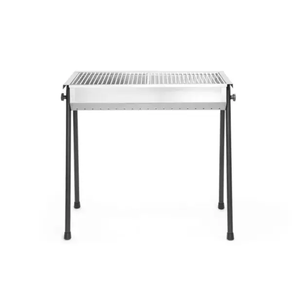 Hendi houtskoolbarbecue Patio 770x380x760mm met dubbele bodem en 2 roosters 345x345mm Hete Deal