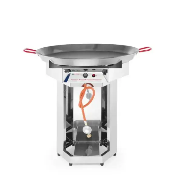 Hendi barbecue Fiesta 800 7 kW met RVS behuizing en paellapan ø800 mm Op = Op