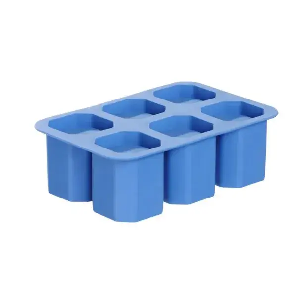 Direct Beschikbaar Ijs shotglazen vorm, barup, blauw, 125x190x(h)60mm