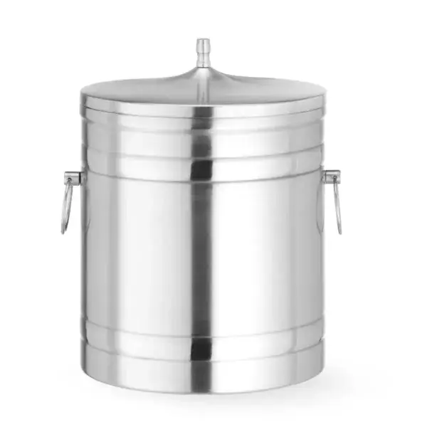 Alleen Vandaag Hendi ijsemmer dubbelwandig BarUp 5L zilver Ø200x230mm RVS voor horeca