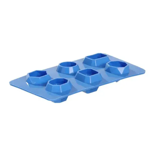Gratis Retour Ijsblokjesvorm edelstenen, barup, blauw, 2 st., 190x105x(h)30mm