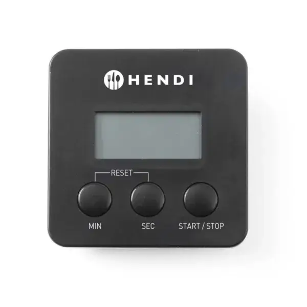 Korting Hendi digitale kookwekker 67x20x67mm met magneetclip en 99min59s timer
