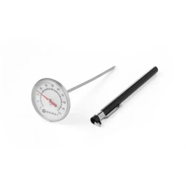 Hendi analoge thermometer ⌀44,5x140mm roestvrijstalen sonde 0-100°C Flitsaanbieding