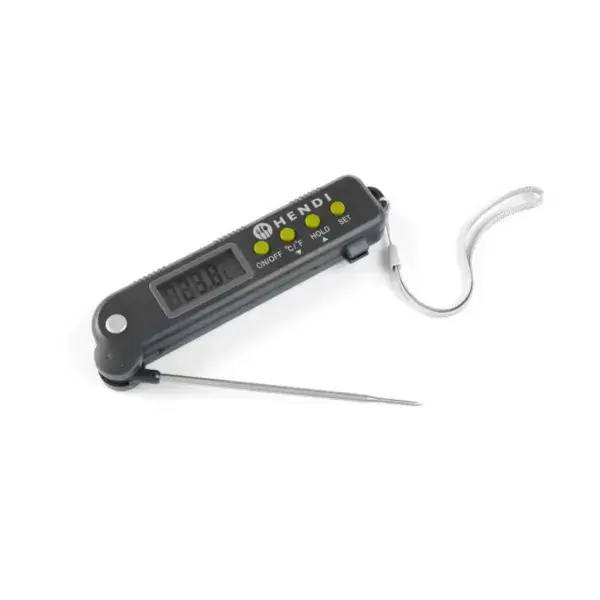 Bestel Nu Hendi Digitale keuken-thermometer met inklapbare 110 mm roestvaststalen sonde 160x40x25mm