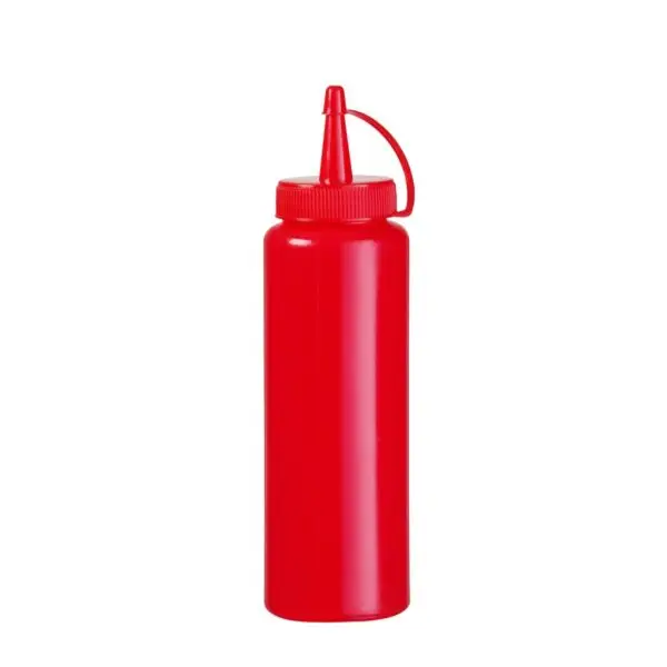Hendi doseerflacon 0,2L rood polyethyleen ø50x185mm Aanbieding