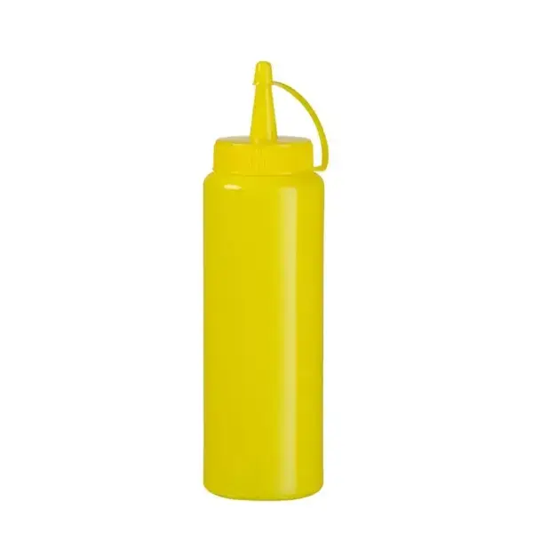 Hendi dispenser flacon 0,35L geel ⌀55x205mm polyethyleen Beperkt Aanbod