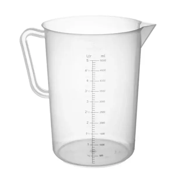 Hendi maatbeker polypropyleen 5L ⌀190mm kunststof niet vaatwasbestendig Rechtstreeks Van De Fabrikant