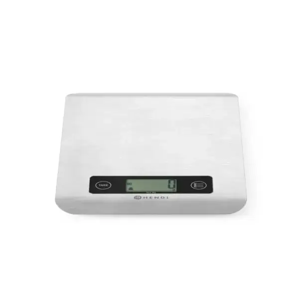 Hendi keukenweegschaal 5 kg roestvrij staal 169x218x13 mm Dagaanbieding