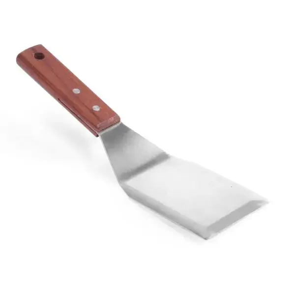 Hamburger turner, hendi, hout donker, 270x75mm Nieuw