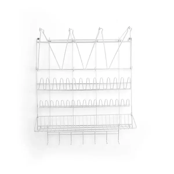 Hendi Wandrek voor spuitzakken 500x360x560mm RVS met haken en steunen Bestseller
