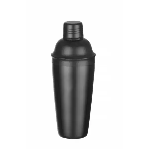 Superprijs Hendi Cobbler shaker 3-delig BarUp zwart Ø85x240mm rvs met zeef