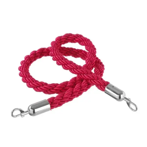 Afzetkoord, hendi, rood met gepolijste haak, rood, (l)1500mm Weekendaanbieding