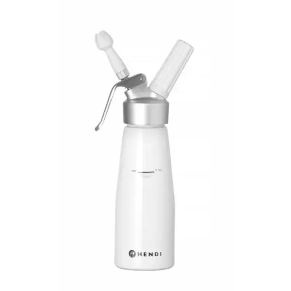 Hendi slagroomapparaat Kitchen Line aluminium 0,5L Ø80xH260mm Snelle Levering