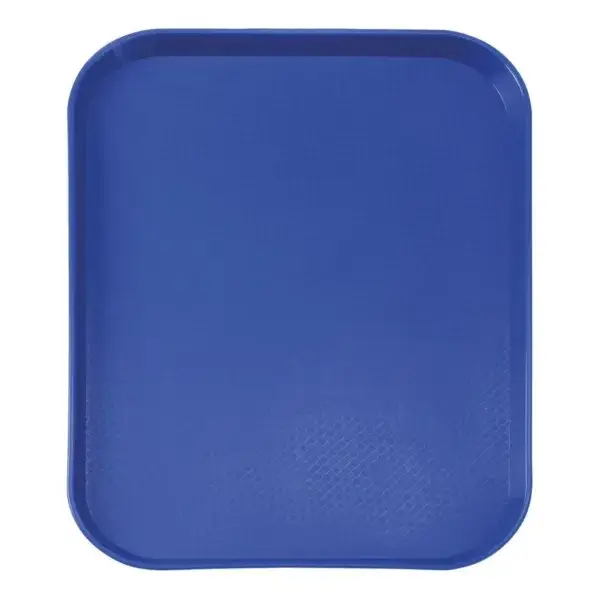 Direct Beschikbaar Fastfood dienbladen small, hendi, blauw, 265x345x(h)20mm