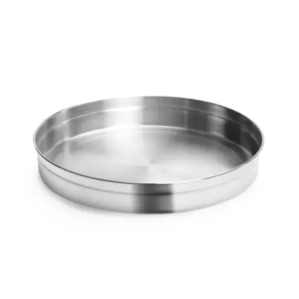 Hendi RVS bier dienblad ø315x45mm met hoge rand vaatwasserbestendig Fabrieksprijs