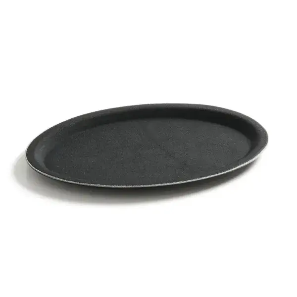 Laatste Kans Hendi dienblad antislip ovaal 210x290 mm zwart vaatwasbestendig