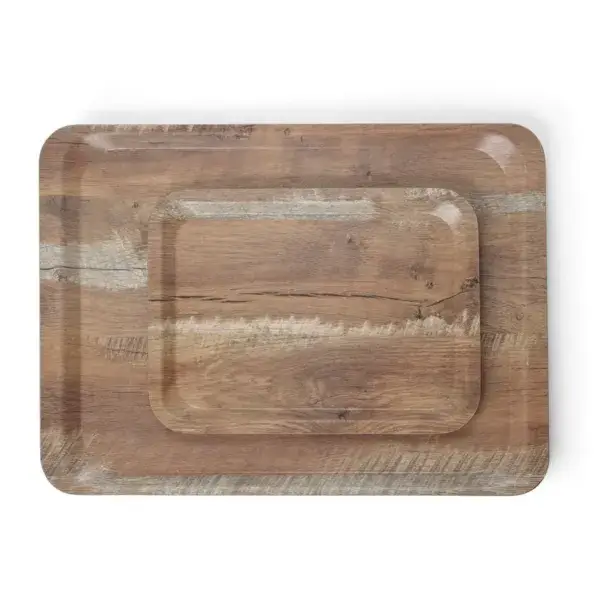 Nu Kopen Hendi melamine dienblad AmerBox houtnerf 240x340mm vaatwasbestendig
