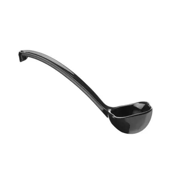Koopje Hendi sauslepel 0,03L zwart SAN kunststof 180x70mm professioneel gebruik
