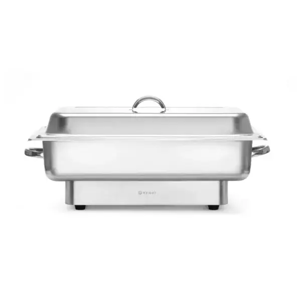 Lage Kosten Hendi elektrische chafing dish Pollina Profi Line 9L 230V 900W zilver RVS buffetpresentatie