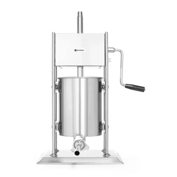 Hendi Worstenvulmachine Profi Line 10L roestvrijstaal met 4 vultrechters 16-38 mm Seizoensaanbieding