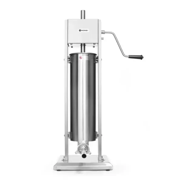 Hendi Worstenvulmachine Profi Line 7L roestvast staal met 4 vultrechters Flitsaanbieding
