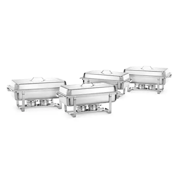 Beperkte Voorraad Hendi Chafing dish set GN 1/1 7,5L 610x355x297mm RVS buffet warmhoudset