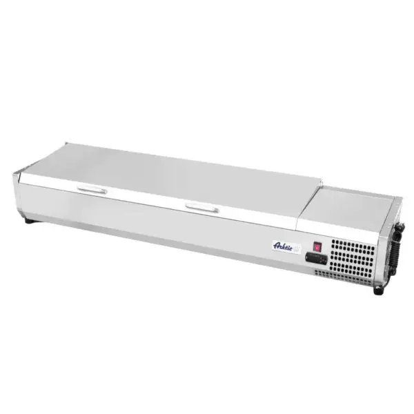 Hendi Opzetkoelvitrine Arktic 8x GN 1/3 RVS 230V 180W 1805x420x630mm Fabrieksprijs
