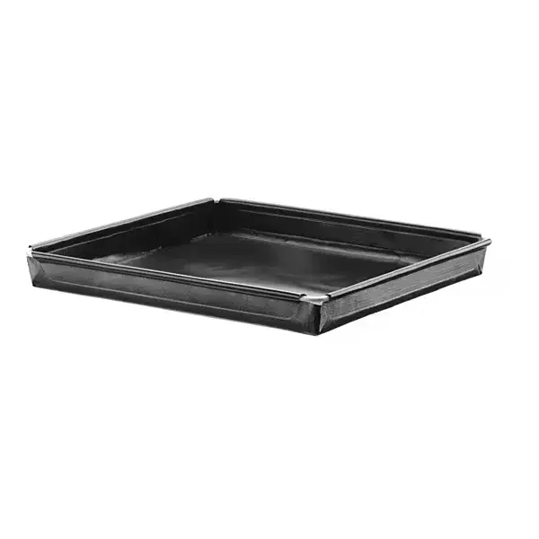 High speed oven bakplaat, anti-aanbaklaag, versterkt, hendi, zwart, 290x290x(h)20mm, vierkant Laatste Versie