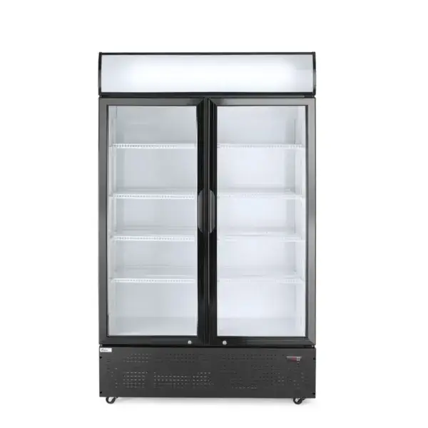 Exclusieve Aanbieding Hendi Backbar koelkast Arktic 512L zwart LED verlichting 1120x585x1900mm