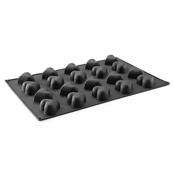 Hendi siliconen bakvorm hartvorm 570x375x35 mm flexibel en hittebestendig Koop Vandaag