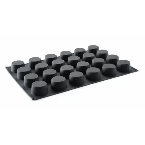 Koop Vandaag Hendi siliconen bakvorm muffin 570x375x40mm rond ø7 cm